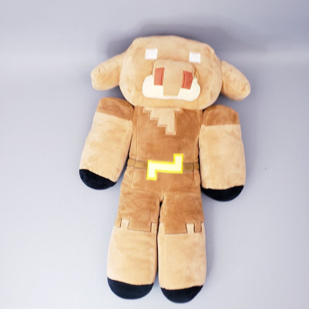Minecraft Official Pillow Buddy Piglin 20" Plush Stuffed Animal 2022 Mojang Toy